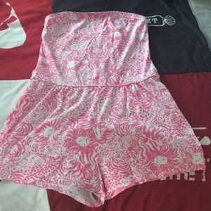 Women’s small swim coverup romper